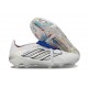 Scarpa Adidas Predator 26 Elite FT FG Bianco Argento Blu