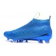 Nuovi Scarpette da Calcio Adidas Ace 16+ Purecontrol FG / AG Blu Bianco