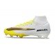 Nike Zoom Mercurial Superfly X Elite FG Bianco Oro Giallo