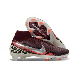 Nike Zoom Mercurial Superfly X Elite FG Bordeaux Argento