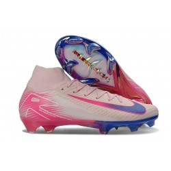 Nike Zoom Mercurial Superfly X Elite FG Rosa Blu