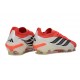 Adidas Predator 26 Elite Low FG Rosso Lucido Nero Core Ftwr Bianco