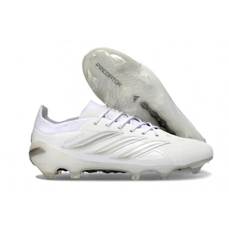 Adidas Predator 26 Elite Low FG Bianco