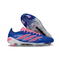 Adidas Predator 26 Elite Low FG Blu Rosa