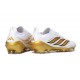 Adidas Predator 26 Elite Low FG Bianco Oro