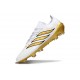 Adidas Predator 26 Elite Low FG Bianco Oro