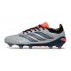 Adidas Predator 26 Elite Low FG Grigio Nero Rosso