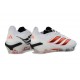 Adidas Predator 26 Elite Low FG Bianco Rosso Nero