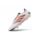 Adidas Predator 26 Elite Low FG Bianco Rosso Nero
