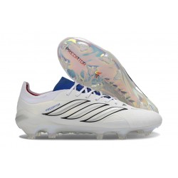 Scarpe da Calcio Adidas Predator Elite L FG Bianco Blu