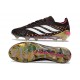 Scarpe da Calcio Adidas Predator Elite L FG Nero Bianco Oro