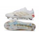 Scarpe da Calcio Adidas Predator Elite L FG Bianco Oro