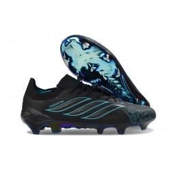 Scarpe da Calcio Adidas Predator Elite L FG Nero Blu