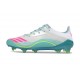 Scarpe da Calcio adidas F50 Elite FG X Messi Ftwr Bianco Rosa Lucido Vert