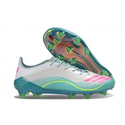 Scarpe da Calcio adidas F50 Elite FG X Messi Ftwr Bianco Rosa Lucido Vert