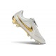 Scarpe da Calcio Nike Tiempo Maestro Elite FG Bianco Oro