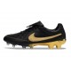 Scarpe da Calcio Nike Tiempo Maestro Elite FG Nero Oro
