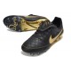 Scarpe da Calcio Nike Tiempo Maestro Elite FG Nero Oro