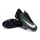 2016 Scarpe Calcio - Nike Mercurial Vapor XI FG Nero Bianco Blu Volt