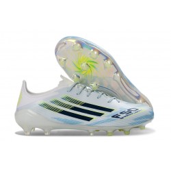 Scarpe da Calcio adidas F50 Elite FG Bianco Blu Nero