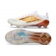 Scarpe da Calcio adidas F50 Elite FG Bianco Oro