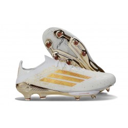adidas Scarpe da Calcio F50 + FG Bianco Oro