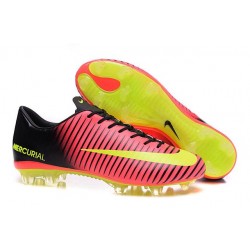 2016 Scarpe Calcio - Nike Mercurial Vapor XI FG Rosa Volt Nero