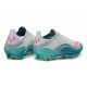 adidas Scarpa F50+ Senza Lacci FG X Messi Ftwr Bianco Rosa Lucido Flash Acqua