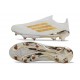 adidas Scarpa F50+ Senza Lacci FG Uomo Bianco Oro