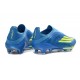 adidas Scarpa F50+ Senza Lacci FG MESSI Team Blu Royal Giallo Solare Semi Blu Burst