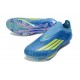 adidas Scarpa F50+ Senza Lacci FG MESSI Team Blu Royal Giallo Solare Semi Blu Burst