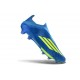 adidas Scarpa F50+ Senza Lacci FG MESSI Team Blu Royal Giallo Solare Semi Blu Burst