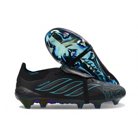 Adidas Predator Foldover Tongue Elite FG Nero Blu