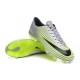 2016 Scarpe Calcio - Nike Mercurial Vapor XI FG Argenteo Nero Verde