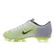 2016 Scarpe Calcio - Nike Mercurial Vapor XI FG Argenteo Nero Verde