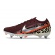 Nike Mercurial Vapor XVI Elite SG Boots United - Borgogna Argento Metallizzato Rosso Fossile