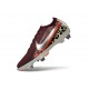 Nike Mercurial Vapor XVI Elite SG Boots United - Borgogna Argento Metallizzato Rosso Fossile