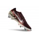 Nike Mercurial Vapor XVI Elite SG Boots United - Borgogna Argento Metallizzato Rosso Fossile