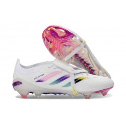Scarpa Adidas Predator 26 Elite FT FG Bianco Rosa