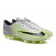 2016 Scarpe Calcio - Nike Mercurial Vapor XI FG Argenteo Nero Verde