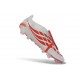 Scarpa Adidas Predator 26 Elite FT FG Bianco Nero Rosso