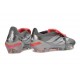 Scarpa Adidas Predator 26 Elite FT FG Ferro Metallizzato Zero Metallico Rosso Lucido