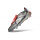Scarpa Adidas Predator 26 Elite FT FG Ferro Metallizzato Zero Metallico Rosso Lucido