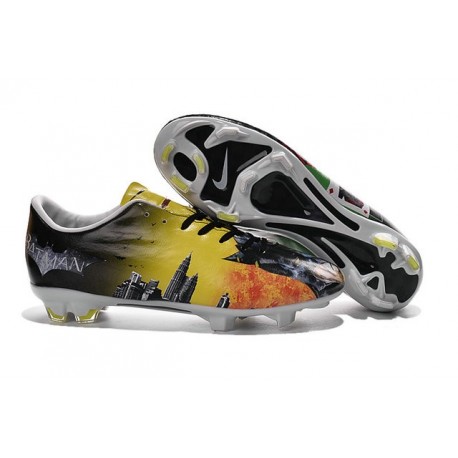 2016 Scarpa da calcio per terreni duri Nike Mercurial Vapor X - Uomo Batman & Clown Verde Rosso Giallo Nero