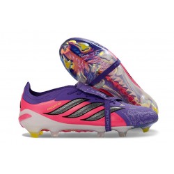 Scarpa Adidas Predator 26 Elite FT FG Viola Rosa Nero