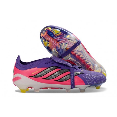 Scarpa Adidas Predator 26 Elite FT FG Viola Rosa Nero