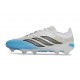 Scarpe da Calcio Adidas Predator Elite L FG Bianco Blu Nero