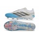 Scarpe da Calcio Adidas Predator Elite L FG Bianco Blu Nero