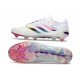 Scarpe da Calcio Adidas Predator Elite L FG Bianco Rosa
