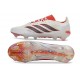 Scarpe da Calcio Adidas Predator Elite L FG Bianco Rosso Nero